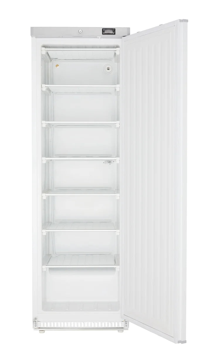 Lagertiefkühlschrank ECO 400, Innenraum aus Kunststoff, weiß