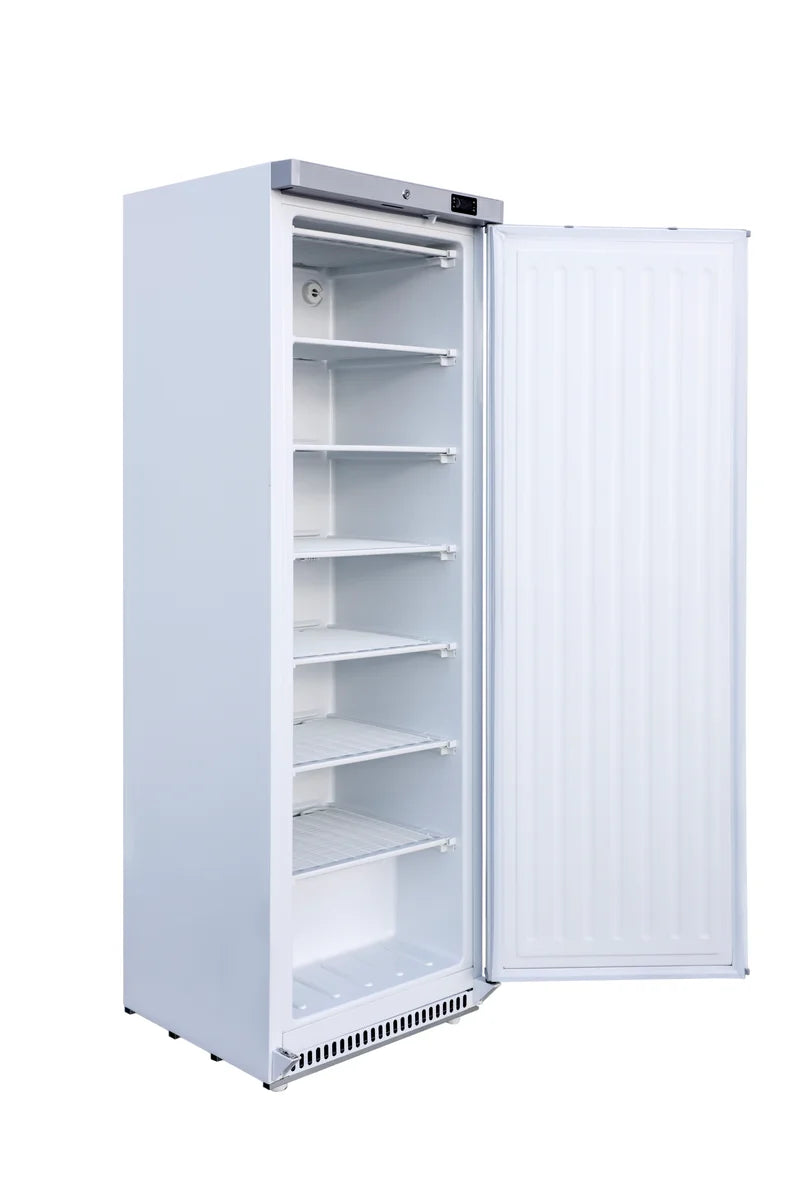 Lagertiefkühlschrank ECO 400, Innenraum aus Kunststoff, weiß