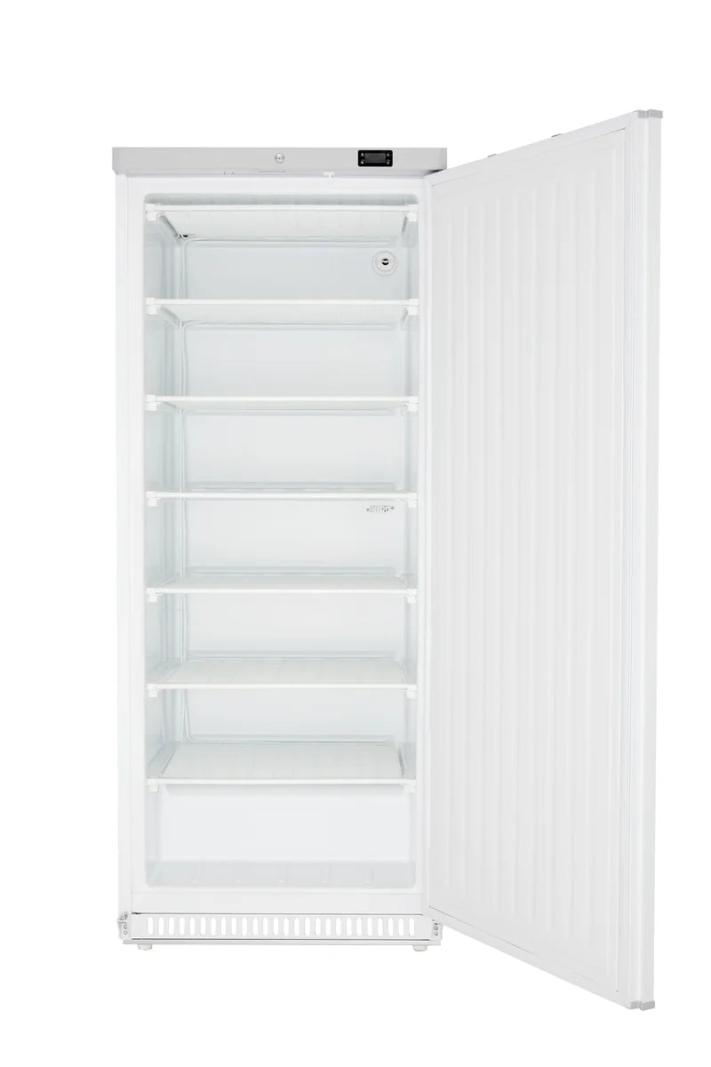 Lagertiefkühlschrank ECO 600, Innenraum aus Kunststoff, weiß