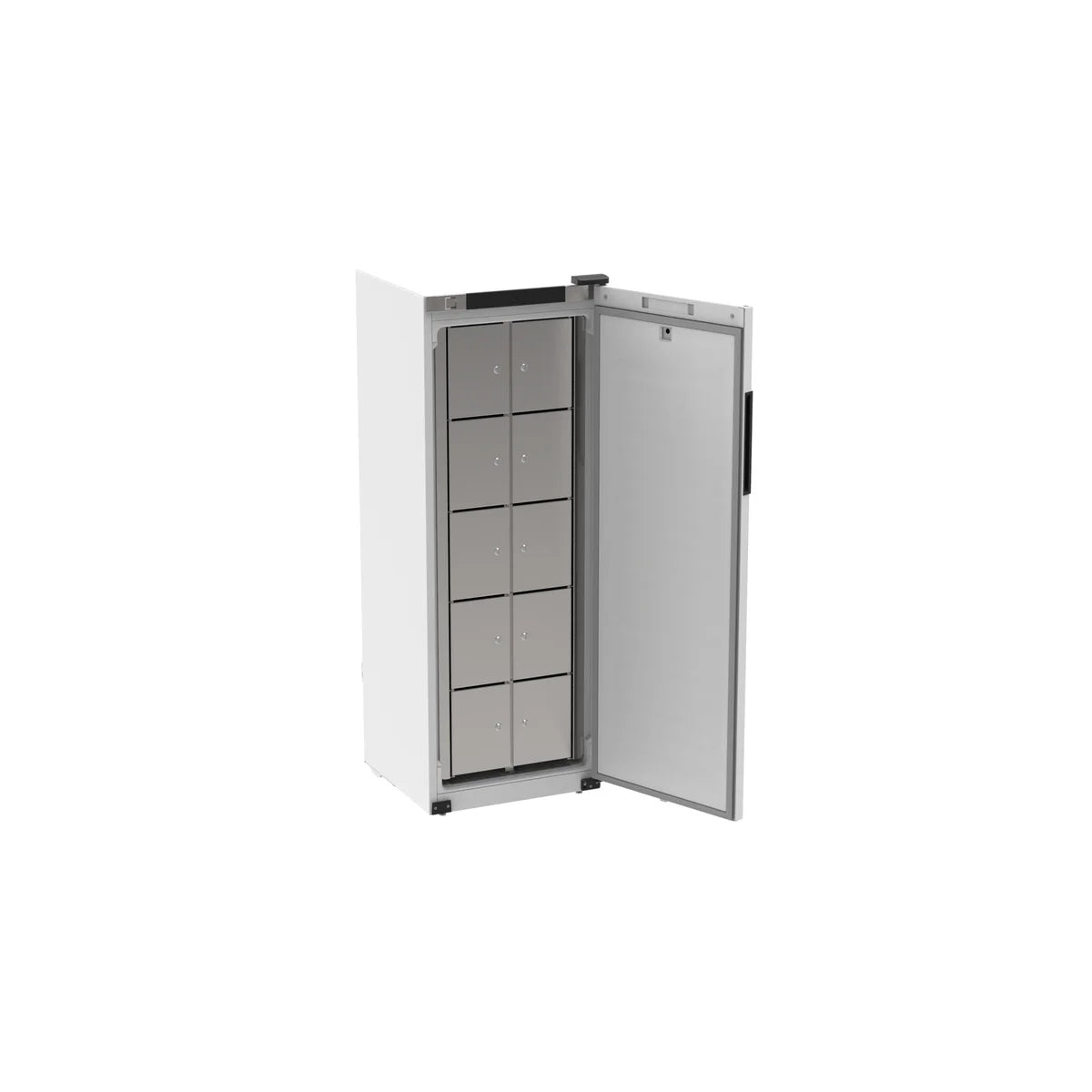 Rieber Gemeinschaftskühlschrank multipolar® 380 - 10 Fächer - Tür rechts