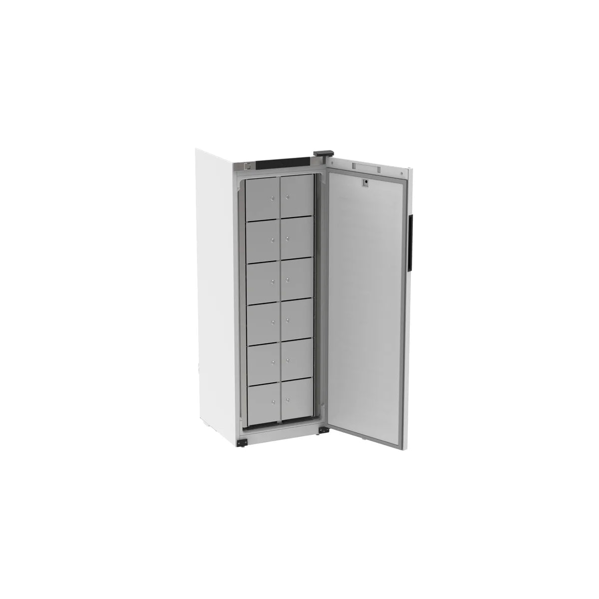 Rieber Gemeinschaftskühlschrank multipolar® 380 - 12 Fächer - Tür rechts