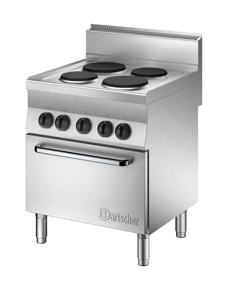 Bartscher Elektroherd 650 Snack mit Elektrobackofen