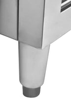 Edelstahl Arbeitsschrank Basic 100x60 mit Aufkantung 100 mm