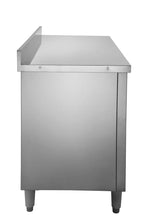 Edelstahl Arbeitsschrank Basic 100x60 mit Aufkantung 100 mm