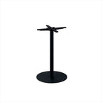 Feros Urban Terrassentisch Schwarz frame +  Schwarz HPL Ø70 cm