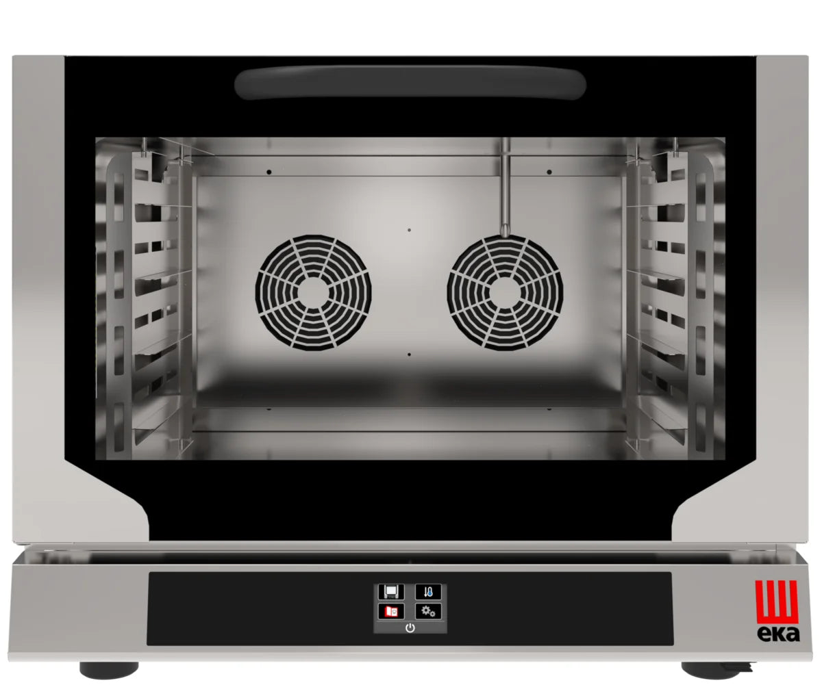 Tecnoeka Umluft-Konvektionsofen Evolution Next EKF 464 N T UD, 4 x 600x400 mm, Direktdampf, Touch-Steuerung