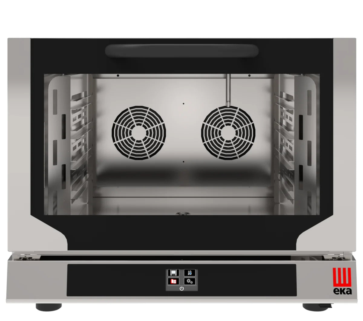 Tecnoeka Umluft-Konvektionsofen Evolution Next EKF 411 N T UD, 4 x GN 1/1, Direktdampf, Touch-Steuerung