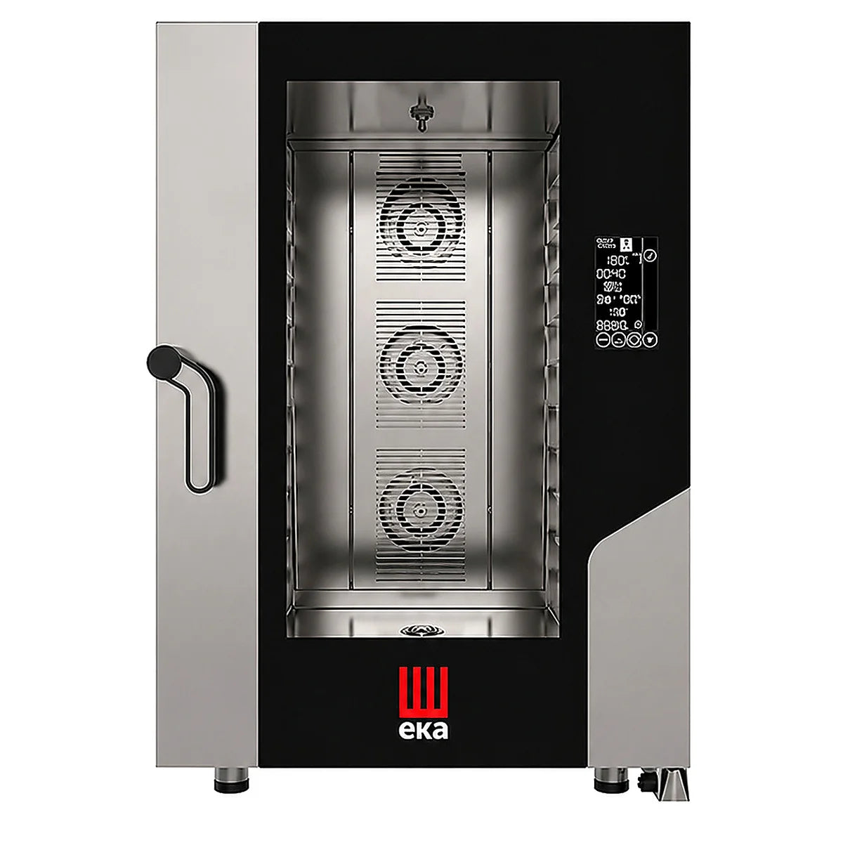 Tecnoeka Kombidämpfer Millennial Black Mask MKF 1064 BM, 10 x 600x400 mm