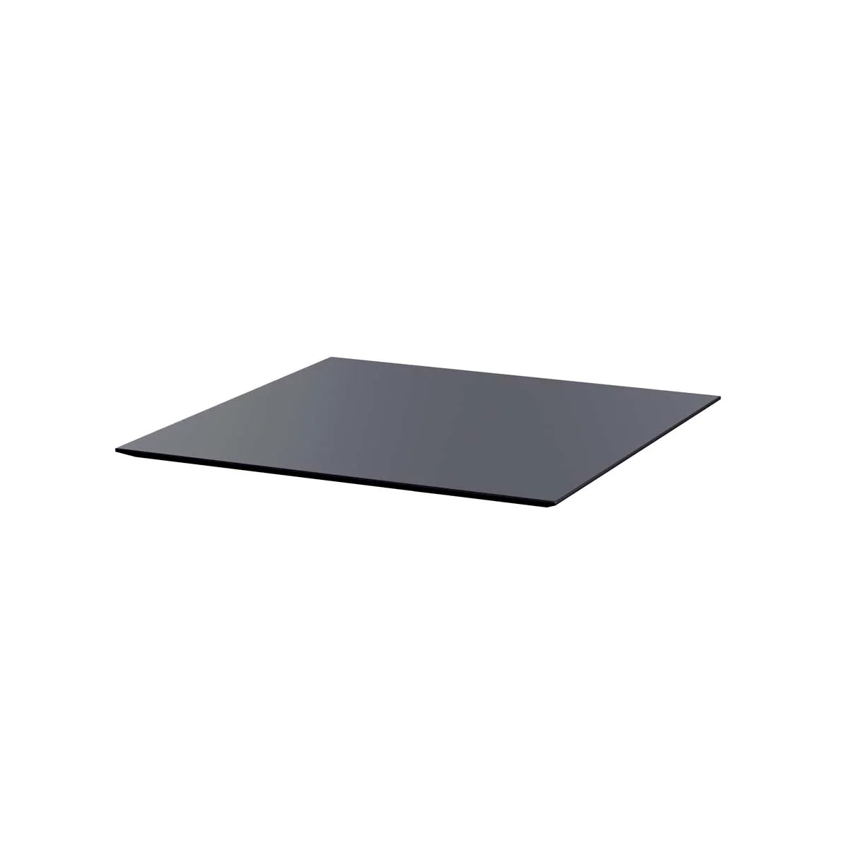 Feros Infinity Tripod Terrassentisch Schwarz frame + Schwarz HPL 70x70 cm