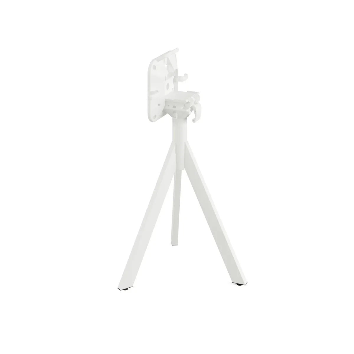 Feros Infinity Tripod Terrassentisch Weiß frame + Galaxy Marble HPL 70x70 cm