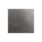 Feros Infinity Tripod Terrassentisch Weiß frame + Midnight Marble HPL 70x70 cm