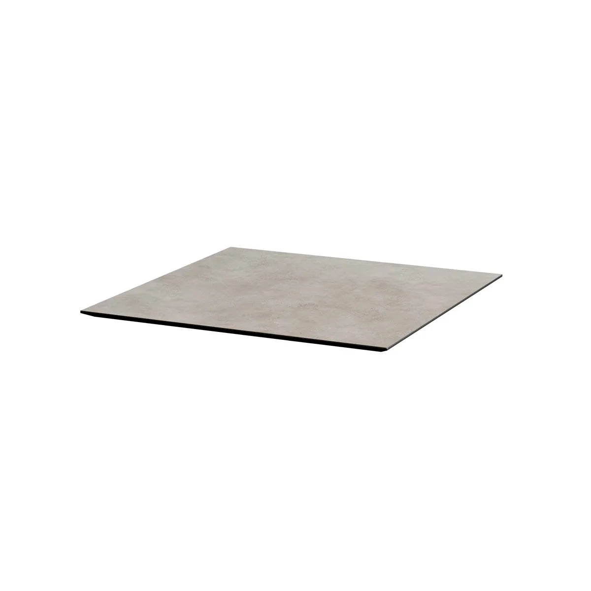 Feros Infinity Tripod Terrassentisch Sand frame + Moonstone HPL 70x70 cm