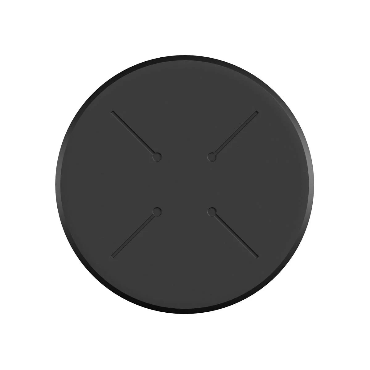 Feros Infinity Tripod Terrassentisch Sand frame + Riverwashed Wood HPL Ø70 cm