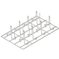 Tecnoeka Edelstahl-Hähnchen-Grillrost KGP, GN 1/1, für 8 Hähnchen