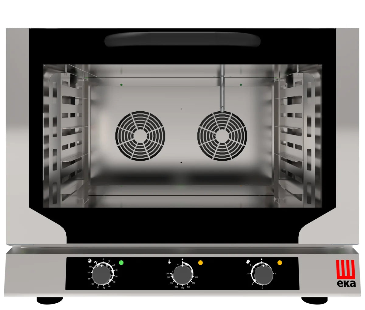 Tecnoeka Umluft-Konvektionsofen Evolution Next EKF 464 N UD, 4 x 600x400 mm, Direktdampf