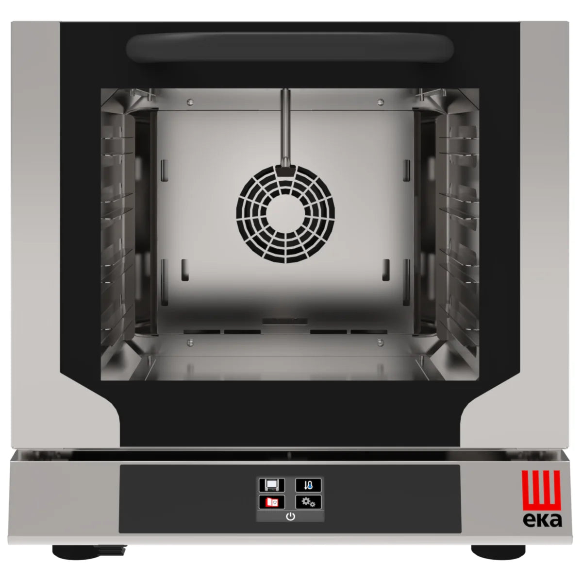 Tecnoeka Umluft-Konvektionsofen Evolution Next EKF 423 N T UD, 4 x 429x345 mm, Direktdampf, Touch-Steuerung