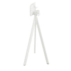 Feros Infinity Tripod Stehtisch Weiß frame + Galaxy Marble HPL 70x70 cm