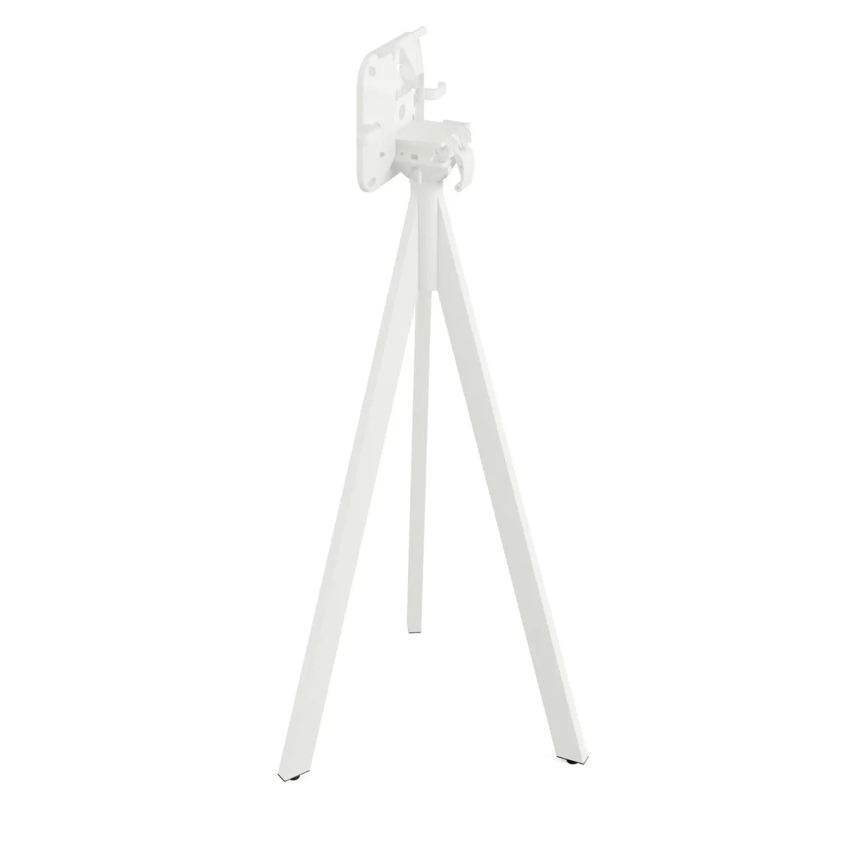 Feros Infinity Tripod Stehtisch Weiß frame + Midnight Marble HPL Ø70 cm