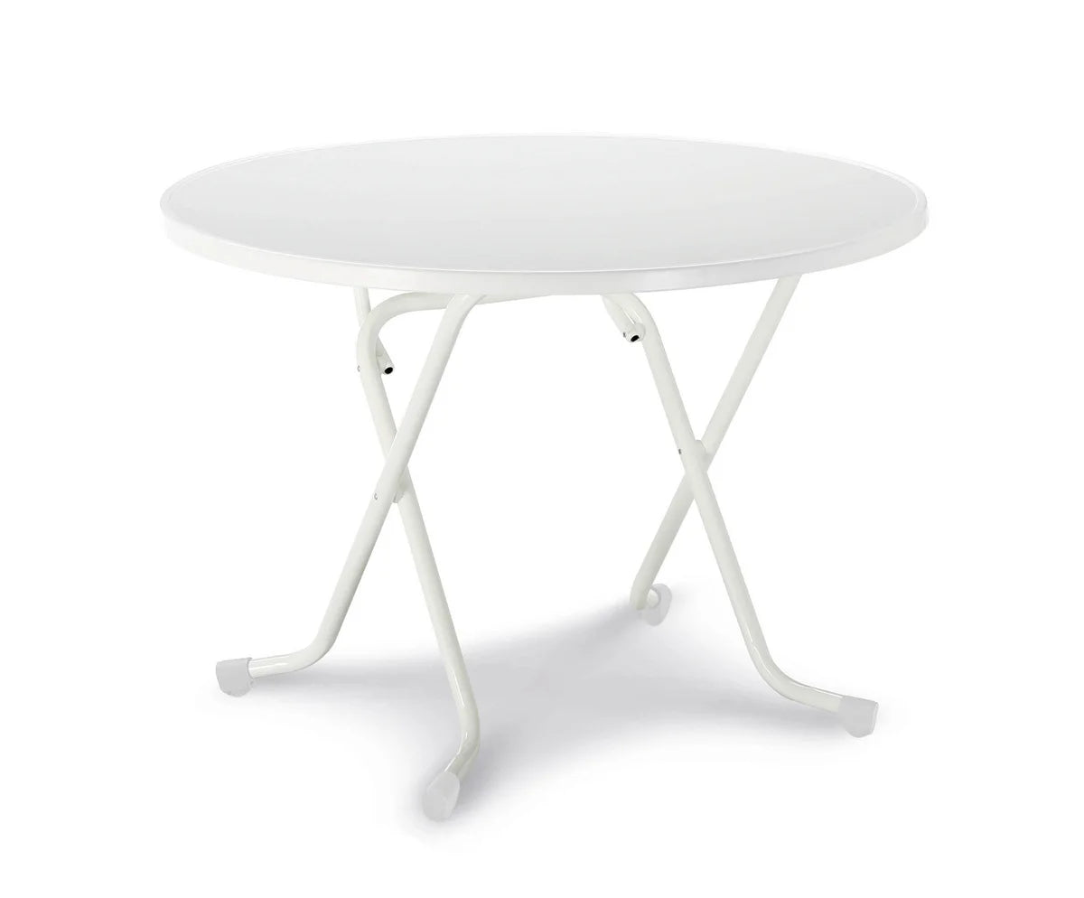barths Dublin – Klapptisch rund 100 cm Weiß