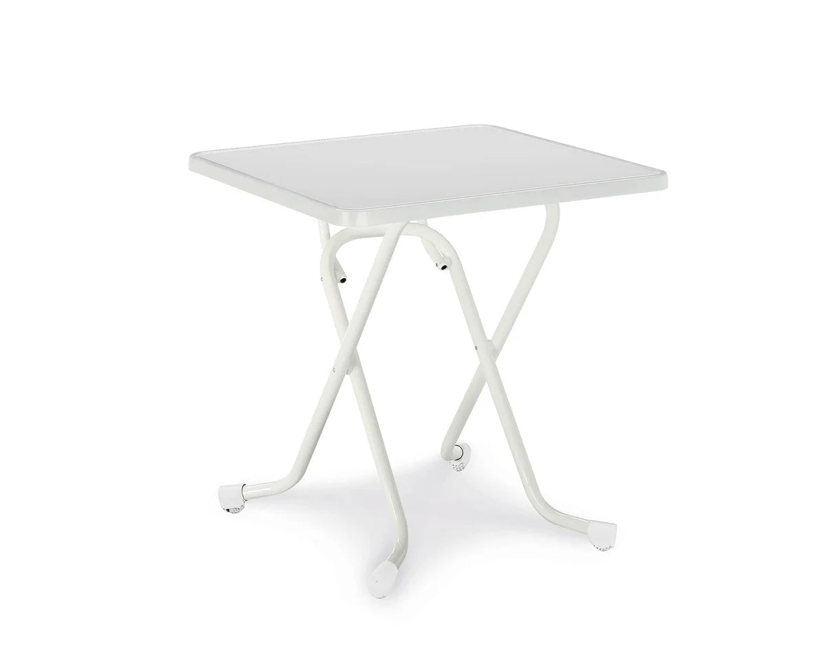 barths Madrid – Klapptisch quadratisch 67x67 cm Weiß