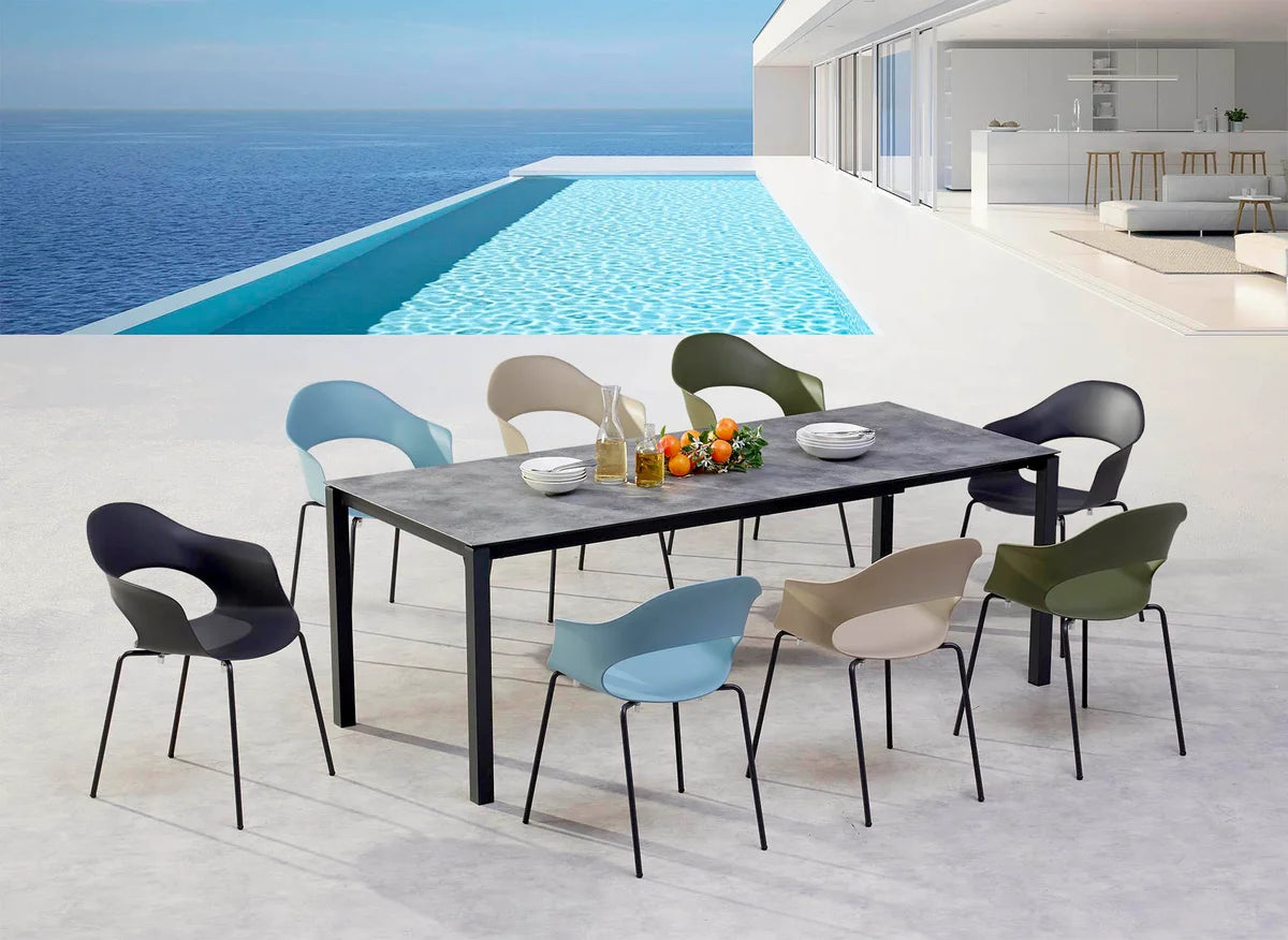 barths Palazzo – Ausziehtisch 160/210x90 cm Anthrazit