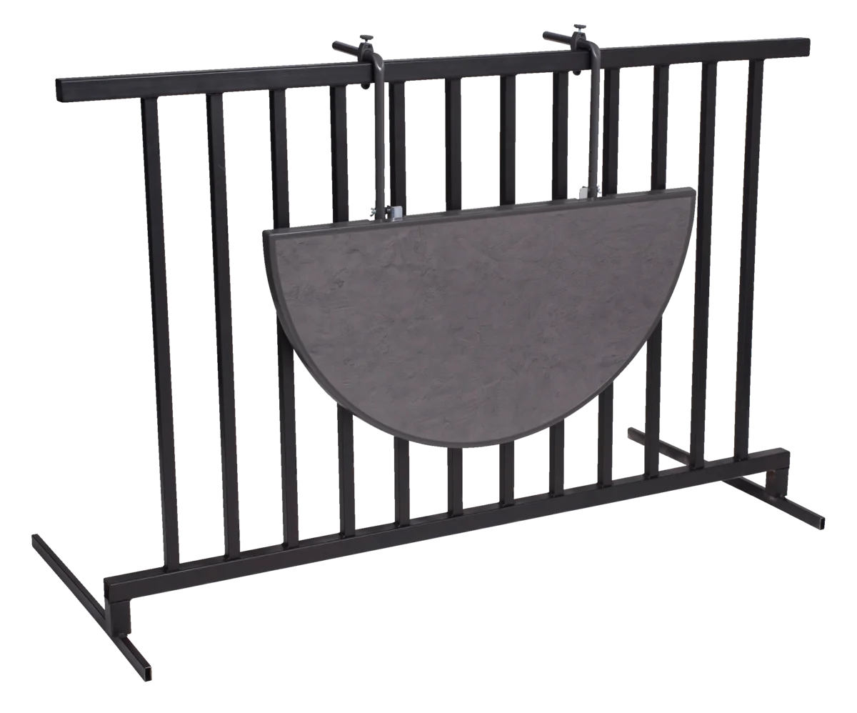 barths Butler – Balkonhängetisch 100x50 cm Anthrazit