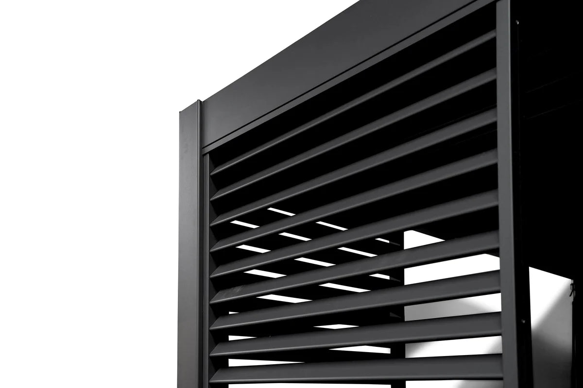 barths Louvre – Wand 93 cm (für breite 300cm) Anthrazit