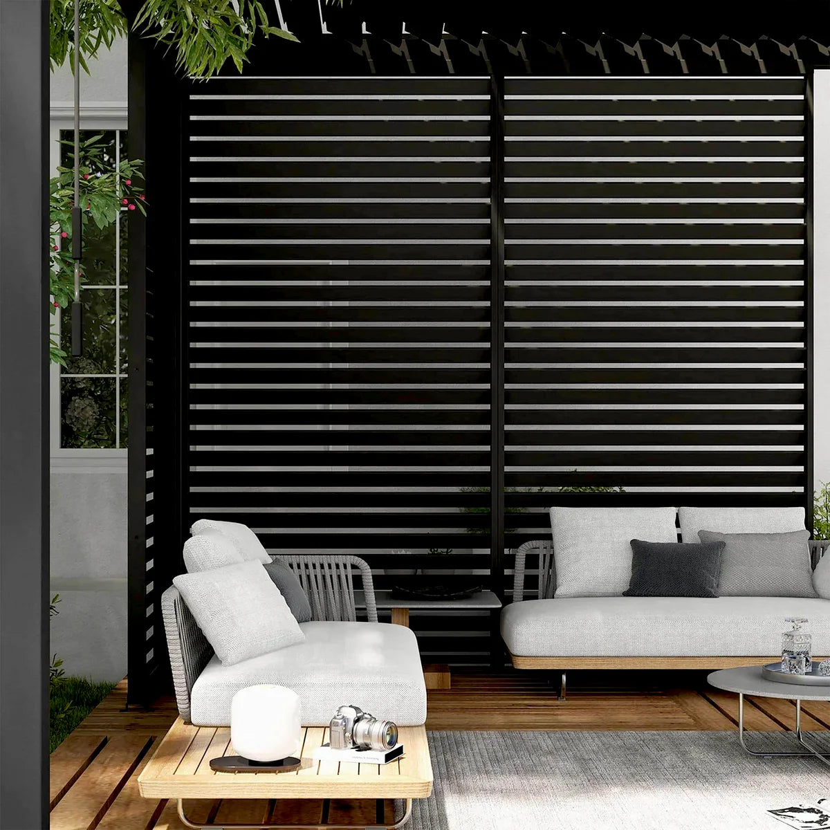 barths Louvre – Wand 93 cm (für breite 300cm) Anthrazit