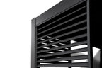 barths Louvre – Wand 113 cm (für breite 360 + 720cm) Anthrazit