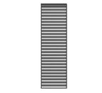 barths Louvre – Wand 123 cm (für breite 400cm) Anthrazit