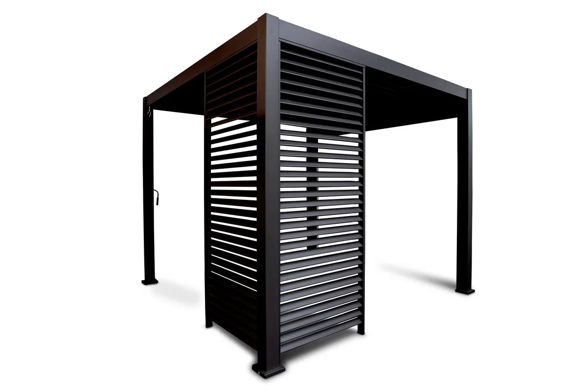 barths Louvre – Wand 123 cm (für breite 400cm) Anthrazit