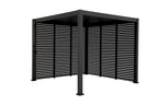 barths Louvre – Wand 123 cm (für breite 400cm) Anthrazit