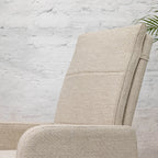 barths Riga – Relaxsessel mit Fußhocker Sand