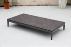 barths Athene – Lounge-Set mit zwei Beistelltischen Anthrazit – Teakholz