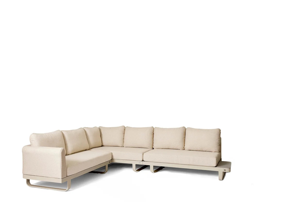 barths Fellow – Lounge-Set mit 3 Beistelltischen Sand