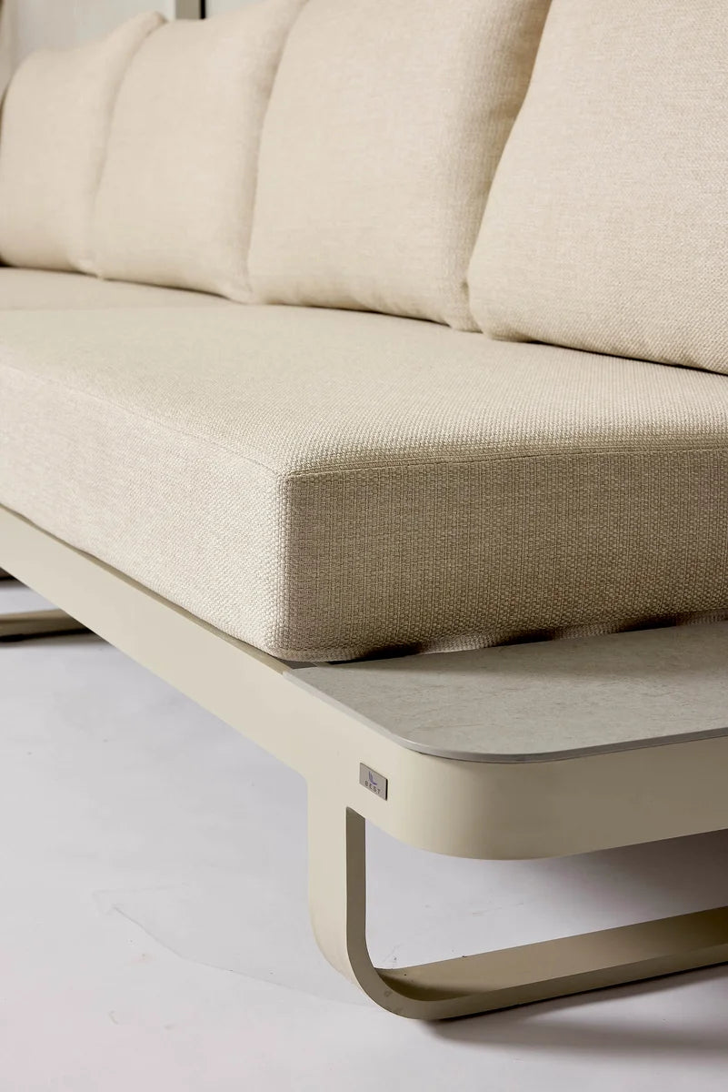 barths Fellow – Lounge-Set mit 3 Beistelltischen Sand