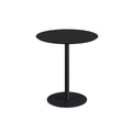 Feros Urban Terrassentisch Schwarz frame +  Schwarz HPL Ø70 cm