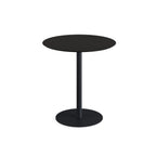 Feros Urban Terrassentisch Schwarz frame +  Schwarz HPL Ø70 cm