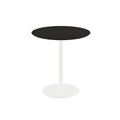 Feros Urban Terrassentisch Weiß frame +  Schwarz HPL Ø70 cm