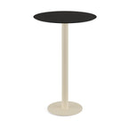 Feros Urban Stehtisch Sand frame +  Schwarz HPL Ø70 cm