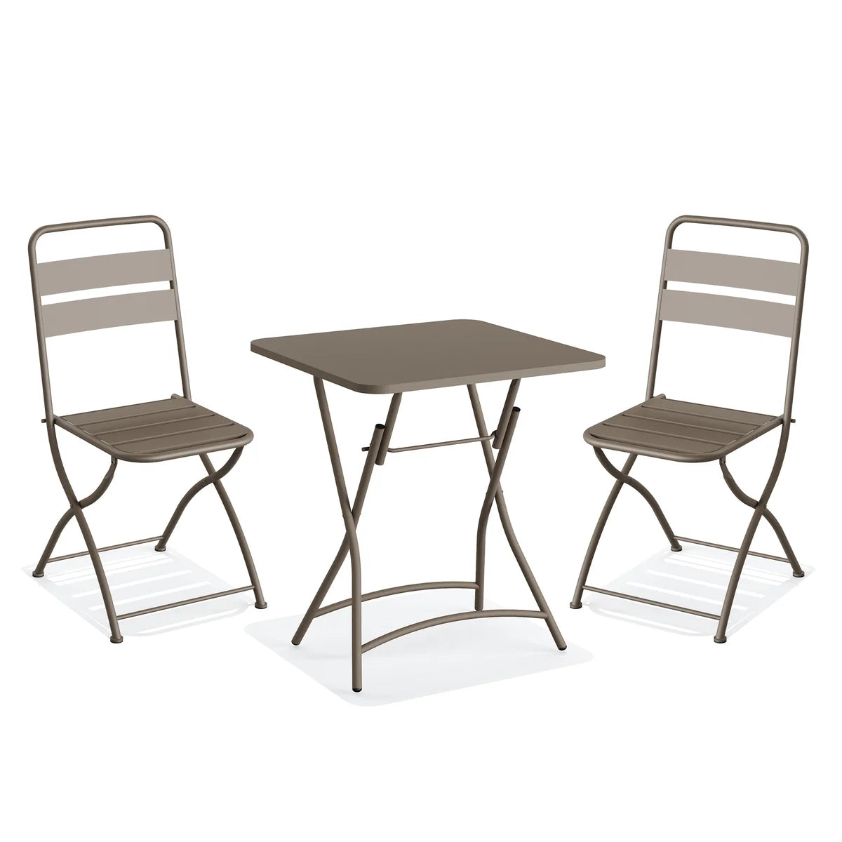 Feros Breeze Bistro Set - Cappuccino