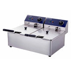 Elektro-Doppel-Fritteuse ECO 6+6 Liter