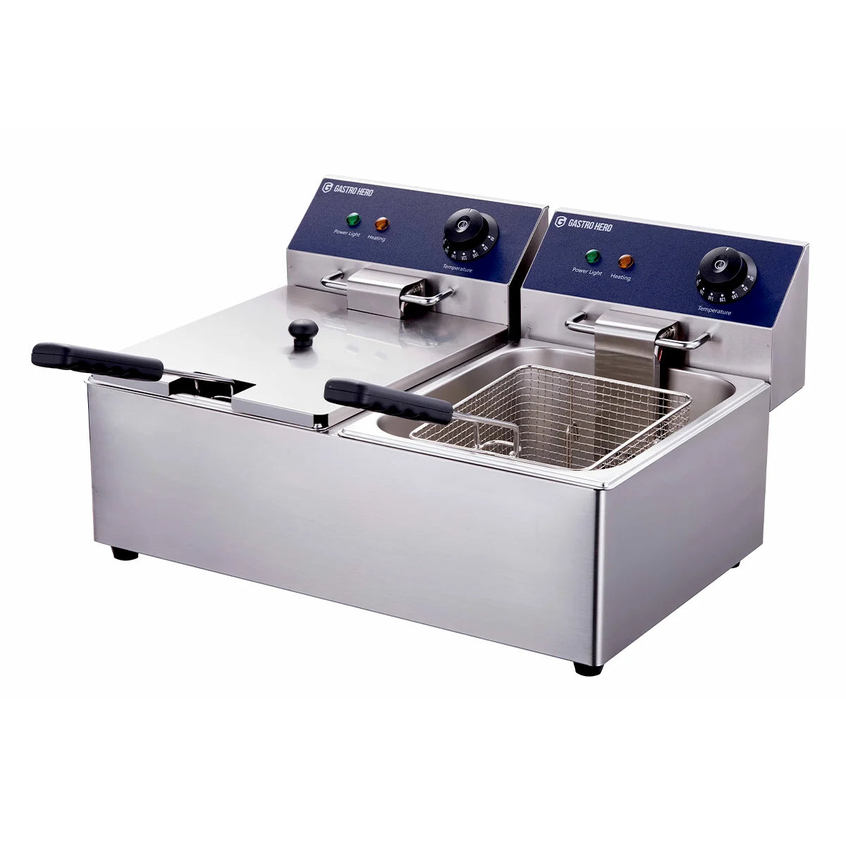 Elektro-Doppel-Fritteuse ECO 6+6 Liter