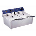 Elektro-Doppel-Fritteuse ECO 6+6 Liter