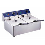 Elektro-Doppel-Fritteuse ECO 6+6 Liter