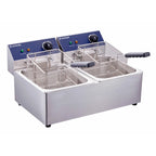 Elektro-Doppel-Fritteuse ECO 6+6 Liter