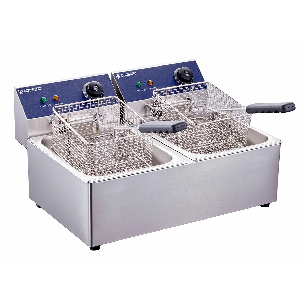 Elektro-Doppel-Fritteuse ECO 6+6 Liter