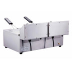 Elektro-Doppel-Fritteuse ECO 6+6 Liter