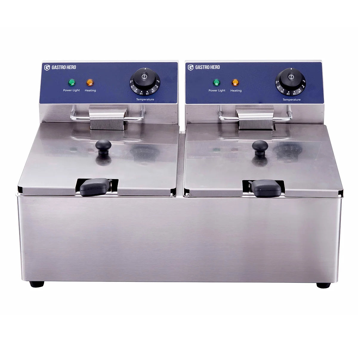 Elektro-Doppel-Fritteuse ECO 6+6 Liter