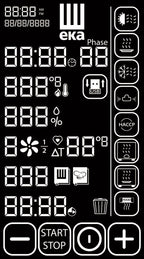 Tecnoeka Kombidämpfer Millennial Black Mask MKF 464 BM, 4 x 600x400 mm